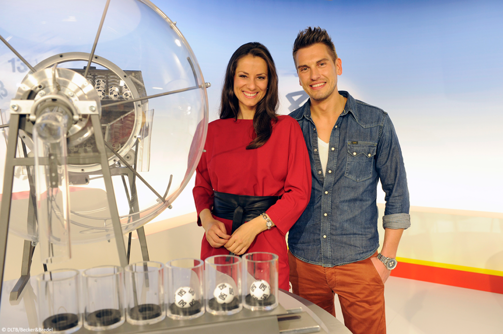 Die beiden LOTTO- Moderatoren (Bild in höhere Auflösng downloaden) Die beiden LOTTO- Moderatoren (Bild in höhere Auflösng downloaden)