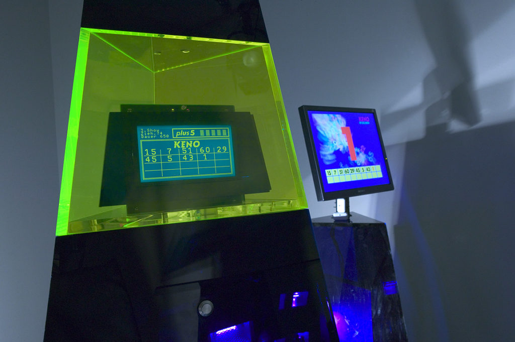 KENO-Ziehungspyramide in Wiesbaden