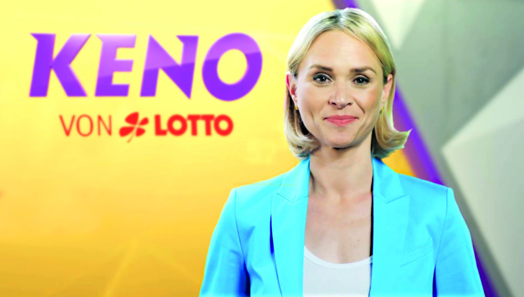 Annett Fleischer moderiert die tägliche KENO-Ziehung.